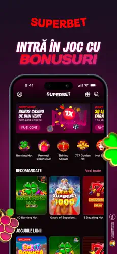 Screenshot Superbet Casino 1